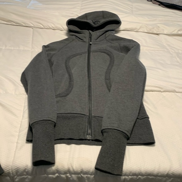 Vintage post remix hoodie Sz 4 dark heathered grey - Picture 1 of 6